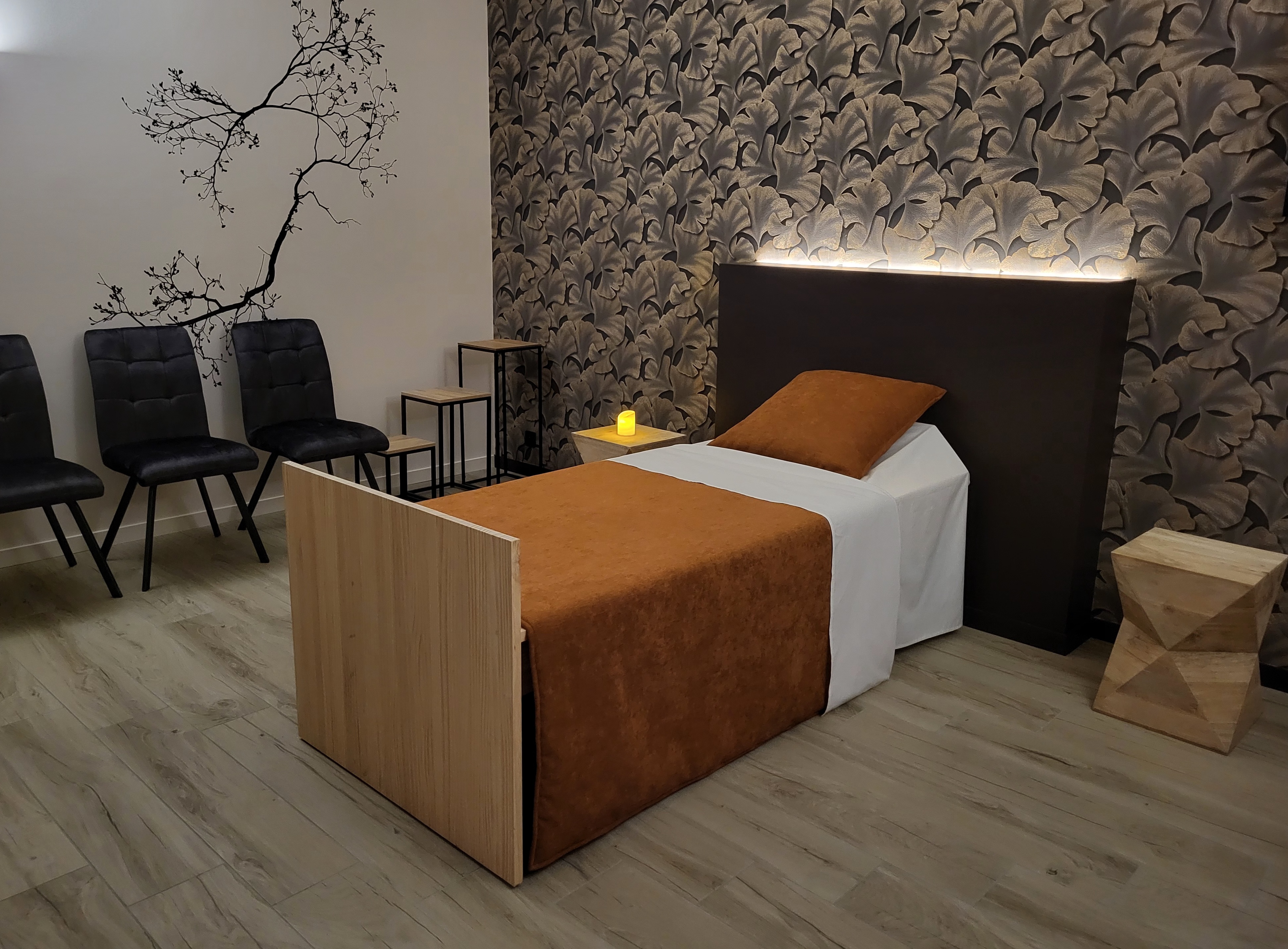 Vue du funérarium de Saint-Colomban