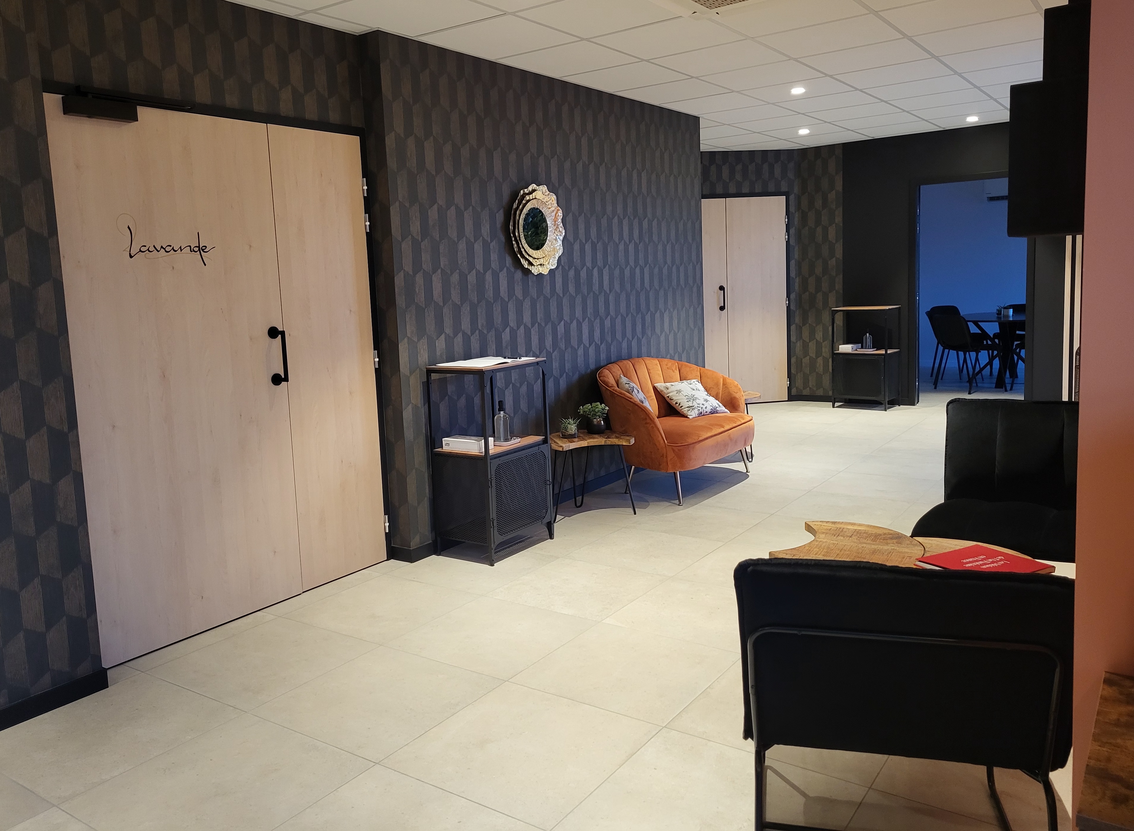 Vue du funérarium de Saint-Colomban