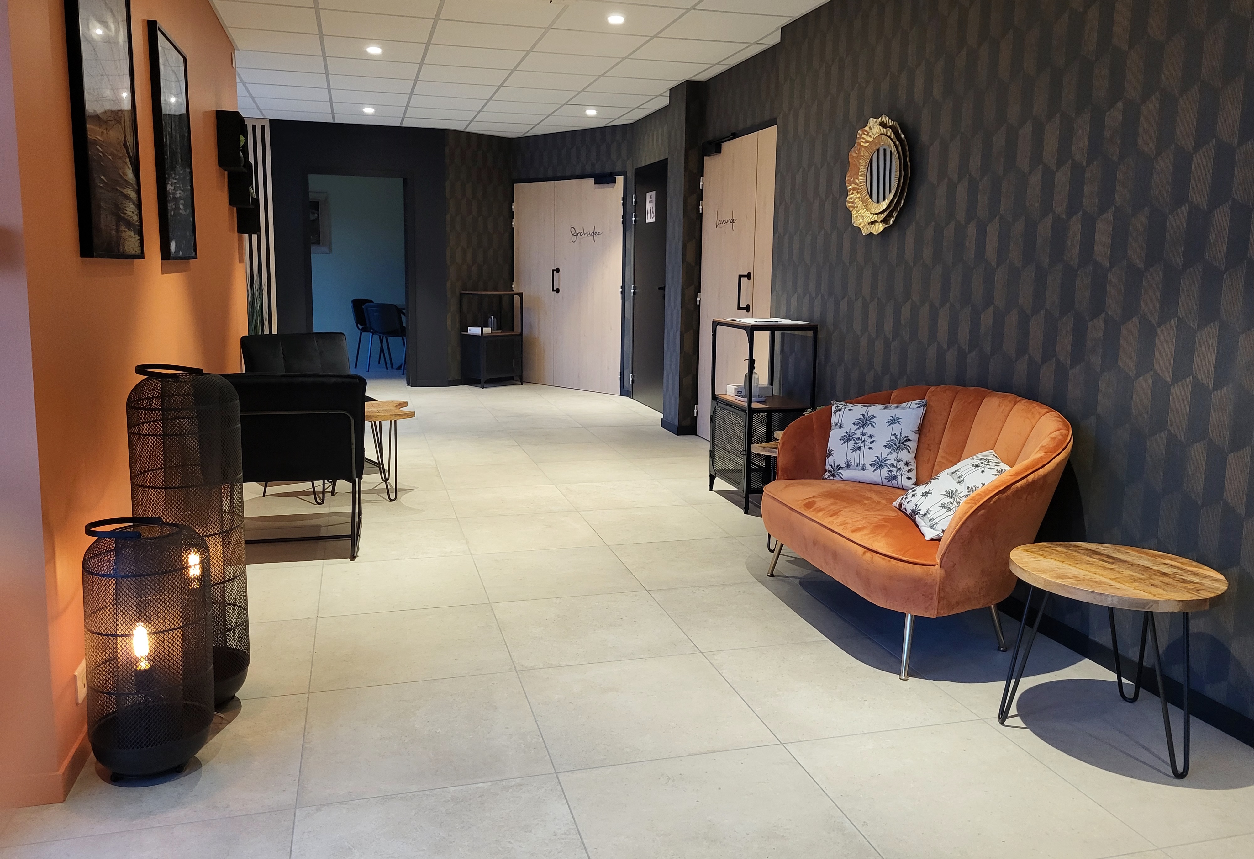 Vue du funérarium de Saint-Colomban